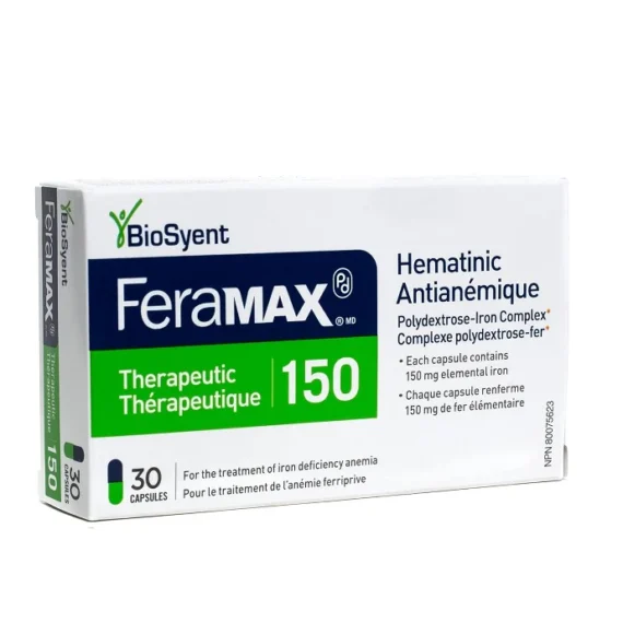 FeramaxTherapeutic150HematinicPolydextrose-IronComplex